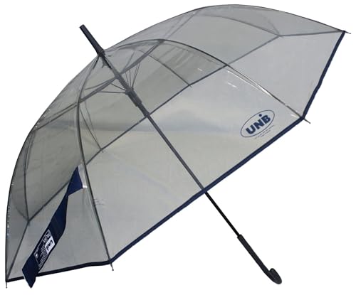 長傘 ビニール傘 大きい 親骨 65cm 軽量 丈夫 グラスファイバー骨 ワンタッチ ジャンプ傘 おしゃれ アクセント パイピング 太めの ロゴ入り バンド ユニセックス グレーのサムネイル