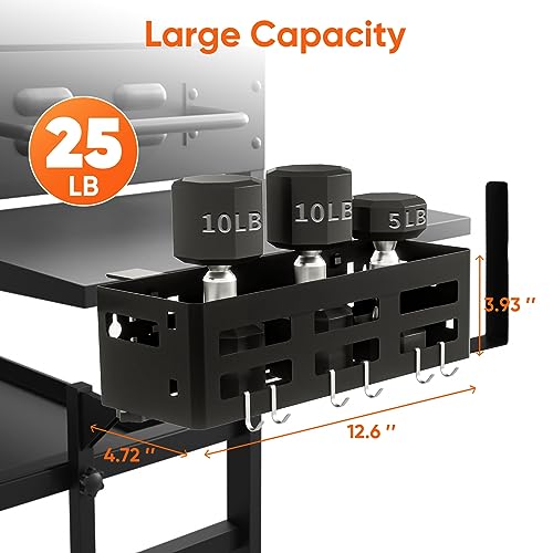 OOKUU Griddle Caddy for Blackstone 28\"/36\" Griddles/Prep Cart, Upgrade 3 in 1 Grill Accessories Space Saving for Blackstone Griddle Accessories, BBQ Accessories Storage Box with Paper Towel Holder
