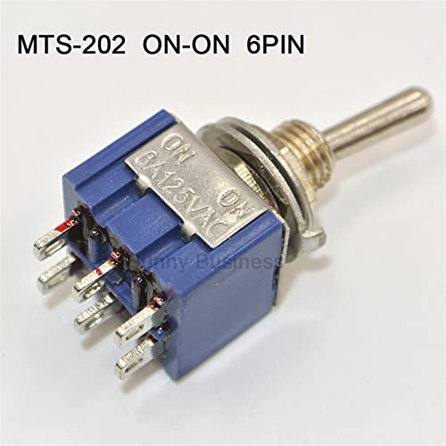 Mini interrupteur à bascule MTS-102 rouge 3 broches pour vos circuits électroniques
