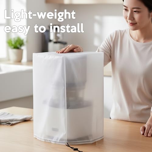 Image of Blender, Mixer, Juicer Dust Cover also for Coffee Espresso Maker Machine Water Proof Lightweight Covers with solid drawstring, Compatible with Cuisinart DCC-3200P1-11W x11D x18H in