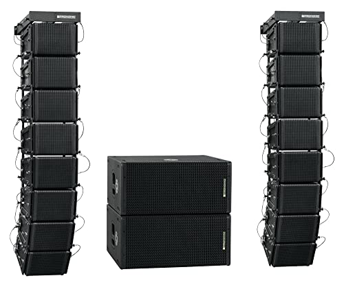 Sistema PA attivo, adatto fino a circa 300 ascoltatori, potenza di uscita: 1200 watt (RMS), 2400 watt (picco), risposta in frequenza (-10 dB): 50 Hz - 16 kHz