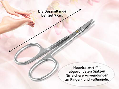 Babynagelschere Abgerundet Edelstahl Nagelschere für die Nagelpflege Babynagelschere mit abgerundeten Spitzen mit… – Bild 3