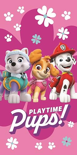 Jerry Fabrics Paw Patrol Playtime Pups Beach Towel
