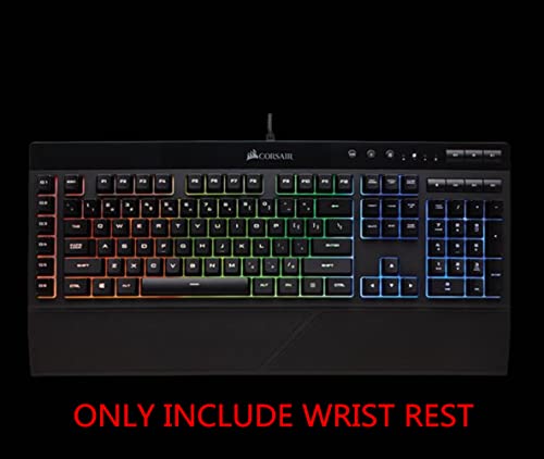 TS Keycap New Wrist Rest for Corsair K55 K70 RGB K100 K63 K65 K68 RGB Strafe K95 Keyboard Wrist Rest Pad Palm Protection (Not Include Keyboard) (K55 RGB), Black