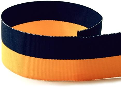 USA Made 1-3/8“ Red & Black Bi Striped Grosgrain Ribbon (Red & Black Ribbon) - 100 Yards (Multiple Yardages Available)