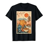 Funny Capybara Eating Tokoyaki Japanese Aesthetic