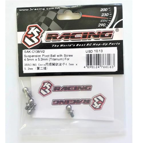 Amazon | サスペンションピボットボール ネジ付き 4.5mm x 5.2mm