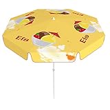 ✓ 2-teiliger Schirmstock ø 25 mm, massive Streben aus Federstahl, Schirmdach kippbar