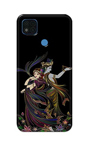 Image of Lord Radha and Krishna Hard Back Case Cover for Poco C31, Redmi 9C, Redmi 9 Activ, Redmi 9 Back Cover -(J5) VNS2223