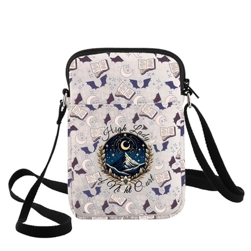 G2TUP Bookish Readers Crossbody Bag Books Lover Gift High Lady Bookish Shoulder Bag Bookworm Merch