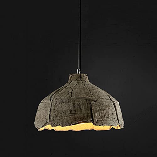 Lustre Suspendu en Ciment NAMFHZW E27 Luminaire Loft Réglable