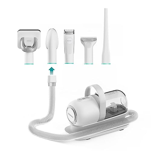 neabot Neakasa P1 Pro Pet Grooming Kit & Vacuum Suction 99% Pet Hair, Professional Clippers with 5 Proven Grooming Tools for Dogs Cats and Other Animals