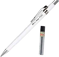 Lapiseira Pentel Sharp P200 0.5Mm Branca + Grafite, Pentel, Sm/P205-Wm, Branca