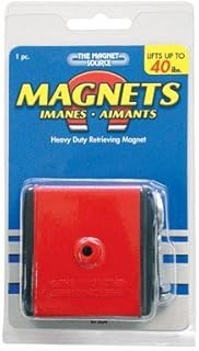 Master Magnetics 2.375 in. Ceramic Retrieving Magnet 40 lb. pull 3.4 MGOe Red 1 pc.