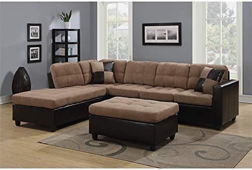 Coaster Mallory Casual Ottoman, Tan