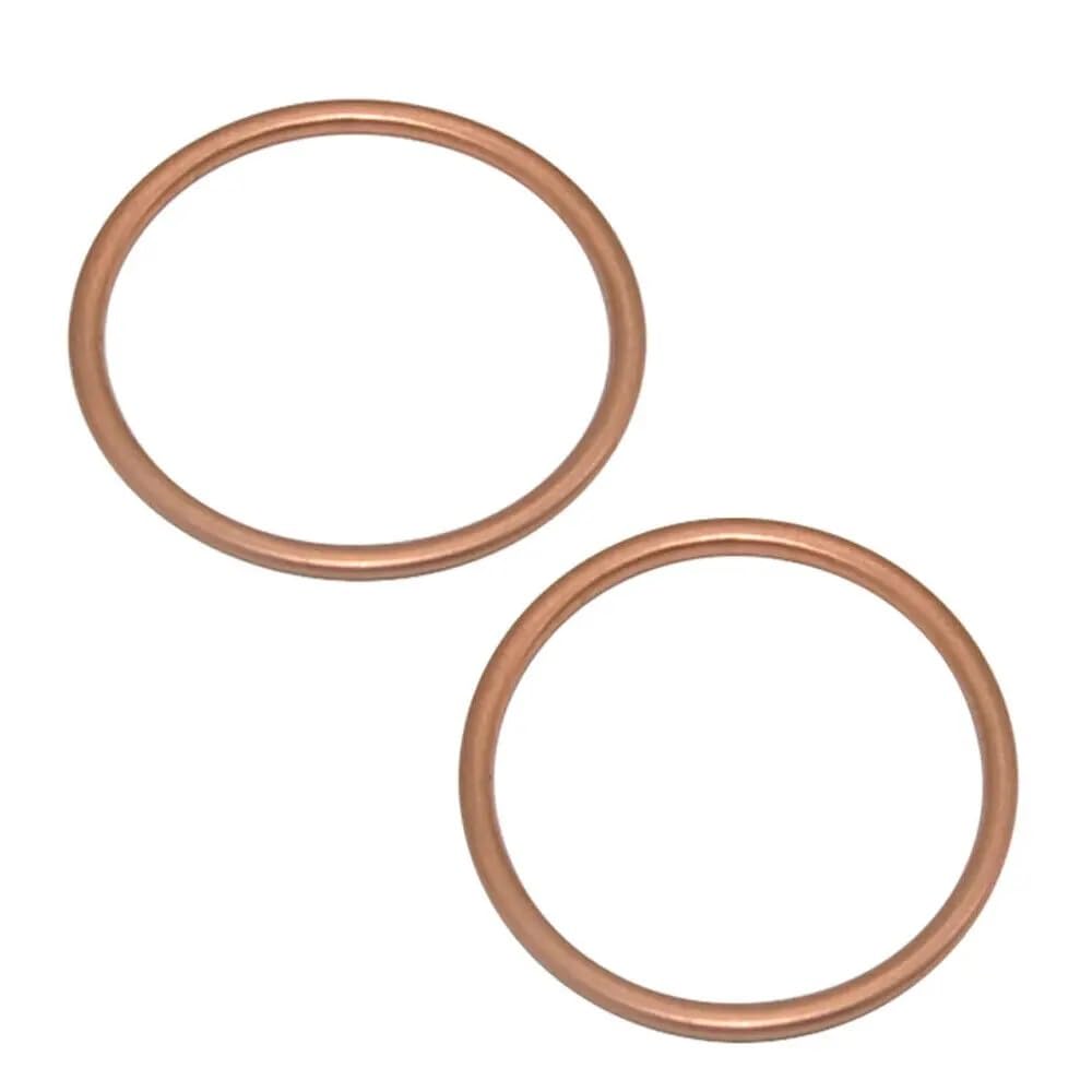 Uszczelka wydechowa kompatybilna z ZXR 750 ZXR750 91-95 ZX-7R 96-02 ZX-7RR ZX-9R 94-97 ZX-10R 04-10 11060-1103 4 szt. 36X42X2mm
