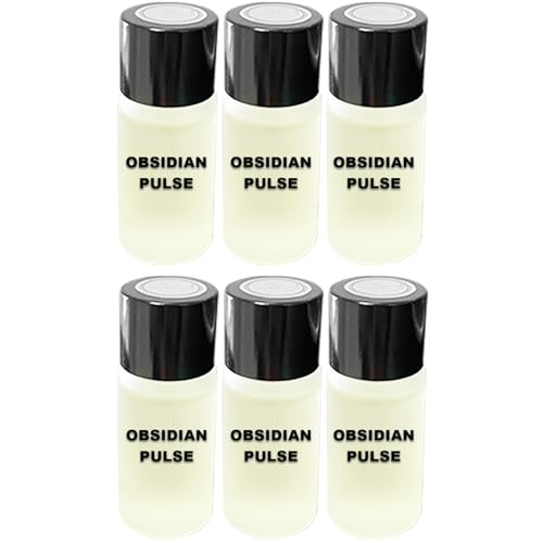 Image of Car Air Freshener Refill Liquid Set of 6 x 10 ML - Smart Car Air Freshener Refill - Car Fragrance Refill - Car Diffuser Refill (Obsidian Pulse)