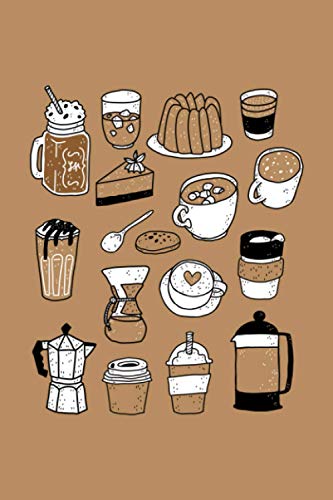 Coffee And Cake: Dot Grid Journal Notebook (6X9 Inches) With 120 Pages #TOP29