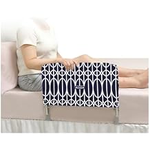 AOSSA Bed Rail Cover for Elderly Adults Washable Fabric Bed Rail Guard Cover for Hospital & Home Beds, Safety Barrier with Storage Pocket, No Padding, Fits Short Bed Railing 1 Pack