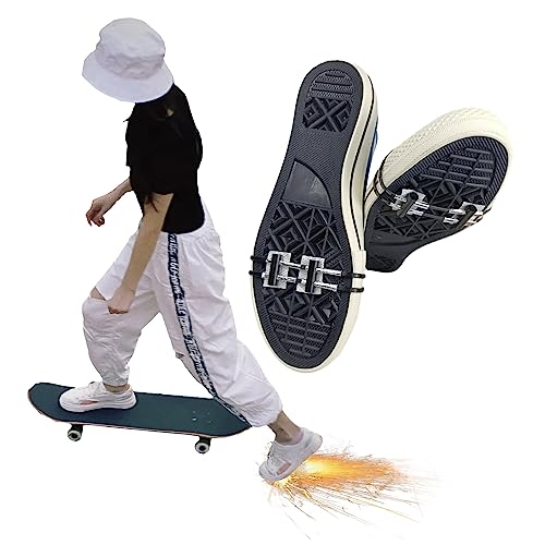 DEVOKE Skateboard Accessories Bike Adjustable Shoe Boot Cover Pad Cycling Friction Spark Tool Pad Bicycle Flintstone Pad