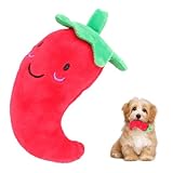 Design intéressant: jouet en peluche Cette animal utilise des fruits intéressants et la conception de légumes. Il y a des carottes oranges, les poivrons rouges et jaunes des bananes. La forme est mignon et unique, qui attire effectivement l' attention des animaux.