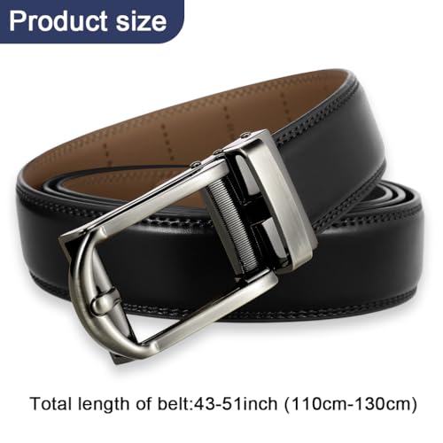 Image of GUSTAVE Belts for Men Western Cowboy PU Leather Men Belt Waist Engraved Waist Belts for Jeans 120cm /47in