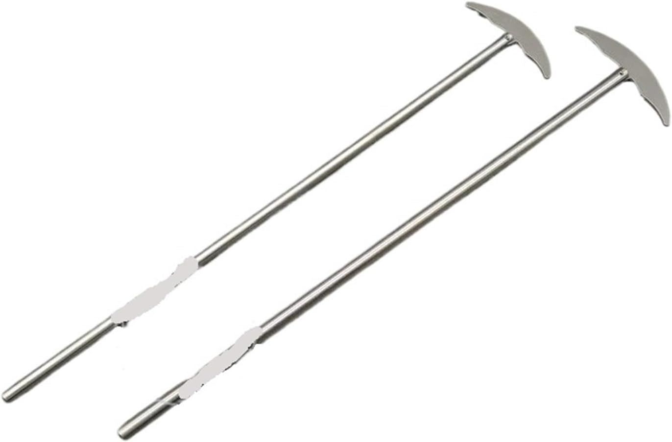 1pcs Stainless Steel Mixing Paddle With Stirring Hooked Blade，Compatible For Lab SUS304 50ml 100ml 250ml 500ml Round-bottom Flask(62x6x300mm)