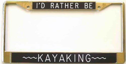 for Kayakers I'd Rather Be...Kayaking-Black