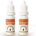 Rhinox Co2 Indicator Solution, 0.5 Ounce, Glass Drop Checker Replacement Solution for Aquarium, Keep CO2 Levels Consistent, Easy to use Regent, Keep Plants and Fish Healthy, 2 Pieces