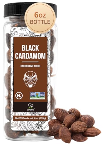 Soeos Cardamomo negro 6 oz.