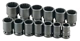 SK Hand Tool 35413 Impact Standard Socket Set SAE 3/4-Inch Drive, 13-Piece