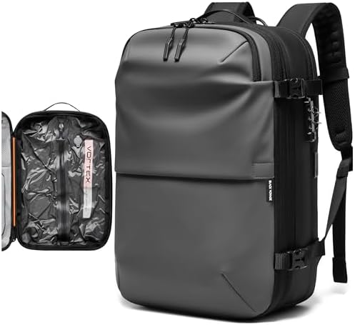 BlackVoyage Vortex Vacuum Seal Travel Backpack 60L Expandable Air Compression System Water Resistant TSA Lock Carry-On