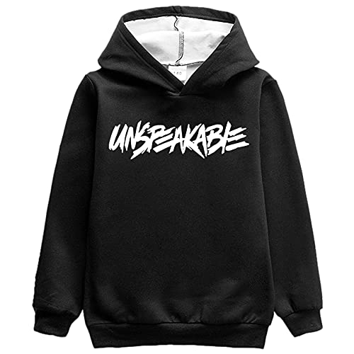 Amropi Boy's Tracksuit Pullover Hoodie Jogging Pants Set 2 Pieces Sweatsuit (Black Fur Lined,4-5Years) #TOP1