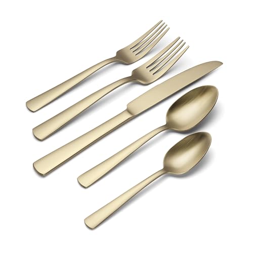 Oneida-B1025020AL21-Aptitude-Champagne-Satin-20-Piece-Flatware-Set Oneida B1025020AL21 Aptitude Champagne Satin 20 Piece Flatware Set