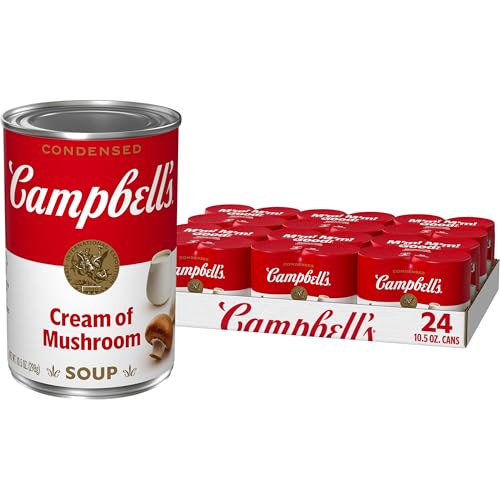 Campbell's Condensed Cream of Mushroom Soup, 10.5 oz Can (24