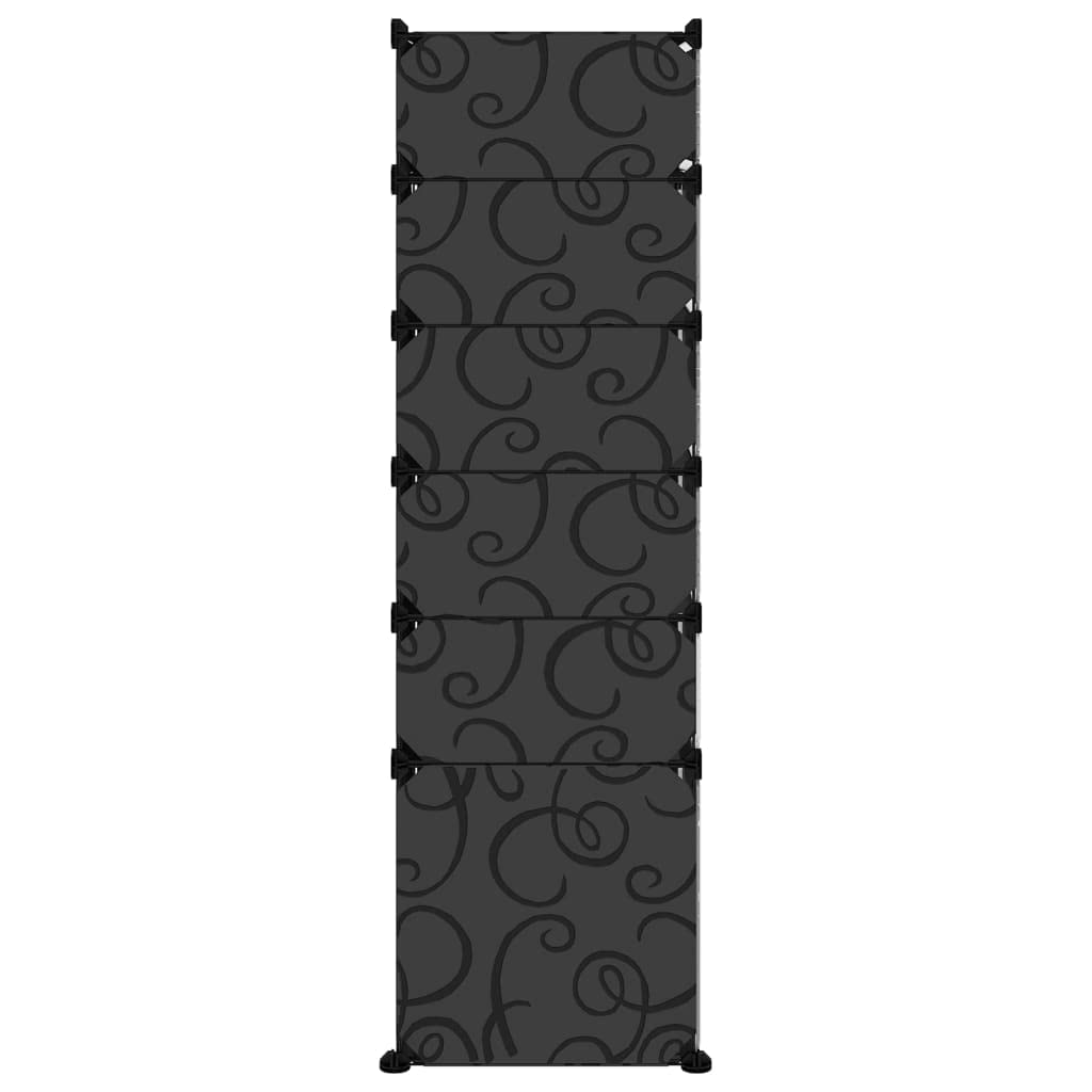 Estantería para zapatos genérica, 94 x 37 x 125 cm, armario de almacenamiento de PP con marco de acero, armario para zapatos, fácil de montar, gran espacio para hogar, dormitorio y oficina