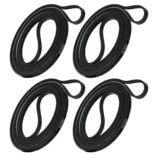 4 Packs WE12M29 Dryer Belt Compatible with GE Dryer