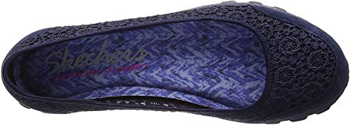 Skechers Sport Women's EZ Flex 2 Flighty Flat, Navy Blue, 6 M US