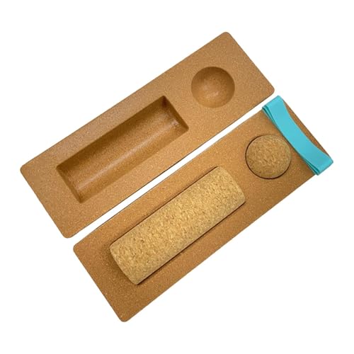 Cork Balance Board for Foot Strengthening, Resistance Bands, Massage Ball for Foot Function, Fitness for Women, Men and Core Muscles.Seniors, Athletes Yoga Enthusiasts