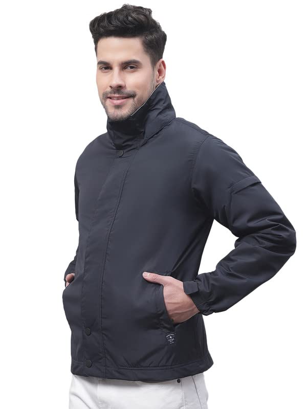 Image of Cantabil Navy-Blue Winter Wear Jacket Full Sleeve for Men l Jacket for Men l Winter Wear Jacket for Men (P MJKT00082 NAVY)