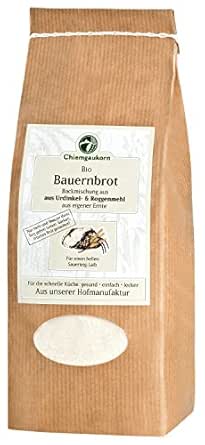 Chiemgaukorn Bio Chiemgauer Bauernbrot, Backmischung 520 g : Amazon.de ...