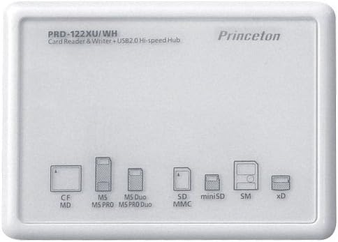 Princeton Technology 0 X USB Hub with 13 Media Card Reader and Leitha White PRD – 122xuwh