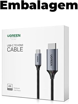 Ugreen Type-C HDMI Converter Cable, 1.5 Meters