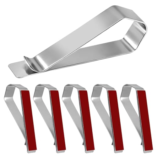 Image of HINGTAI 6Pcs Car Sun Visor Photo Frames, Strong Hold Visor Clips for Cars DIY Sunshade Photo Frame Clip, Not Easy to Damage Stainless Steel Accessory for Car, Home & Office