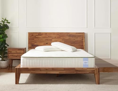 Image of Springtek Supernova Premium Hybrid Latex Mattress King Size 84x72 | Medium Firm 8 Inches 100% Natural GOLS Certified Pincore Dunlop Latex Mattresses | 3 Layer HD Foam Orthopedic Bed Gadda|84x72 Inch