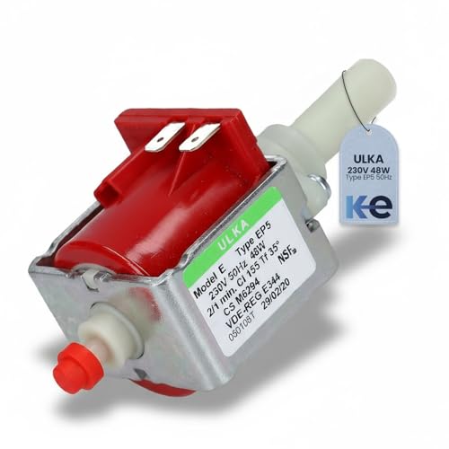 Anakel Home Ulka EP5 230/240V 48W, 15BAR Ersatzwasserpumpe für Kaffeemaschinen, kompatibel mit Kaffeemaschinen