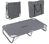 GigaTent Elevated Pet Cot with Steel Frame - Foldable Raised Comfortable Lightweight Durable Disassemble Play and Rest Portable Pet Bed for Dogs and Cats