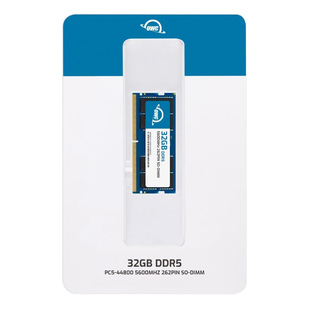 Amazon.co.jp: OWC 32GB DDR5 5600 PC5-44800 CL46 2Rx8 262ピン 1.1V