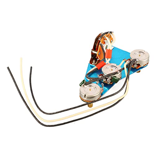 Faisceau câble guitare électrique pré-câblé sans soudure avec circuit de commande son POENVFPO