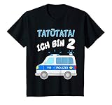 Geburtstagsshirt für Kinder bzw. Kleinkinder die 2 Jahre alt werden oder schon sind und die Autos der Polizei lieben